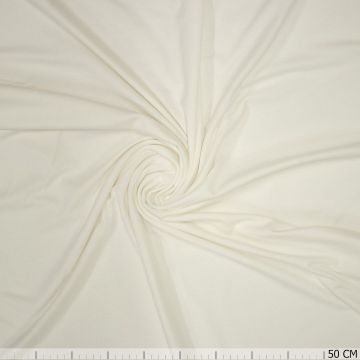 Bambusjersey gebrochen Weiß