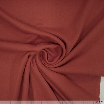 Doppelt Gestrickt Stickerei orange