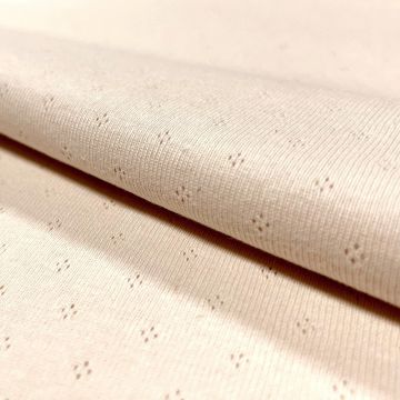 Ajour-Jersey Ivory