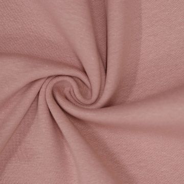 Feine Bündchenware in hellem Mauve