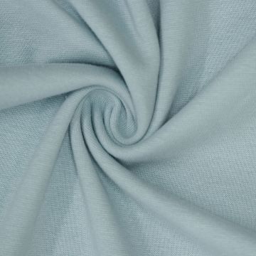 Feiner Bündchenstoff Eisblau