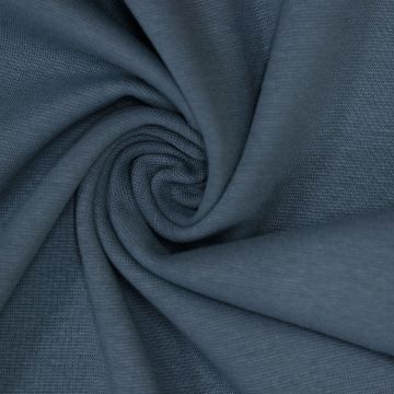 Feinrippbündchen stahlblau