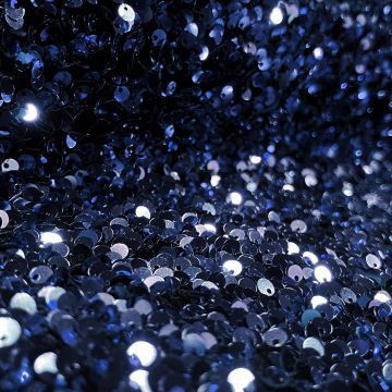 Pailletten-Velours Royalblau