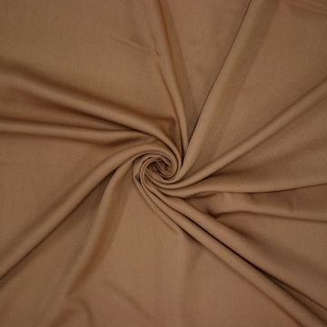 Viskose-Twill Uni Camel