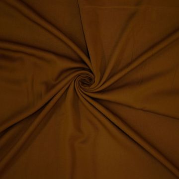 Viskose-Twill Uni Sepia