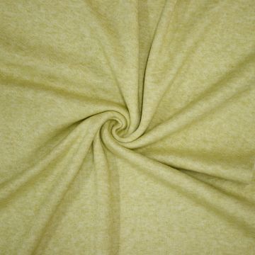 Royal Double Jersey Melange Strickstoff Pistazie