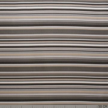 Outdoor Sunproof taupe gestreift