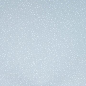 Tricot mit Punkten Hellblau