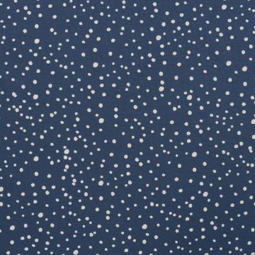 Jersey Stoff Dots Blau