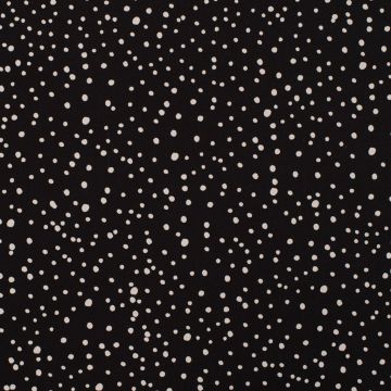 Tricot Dots Schwarz
