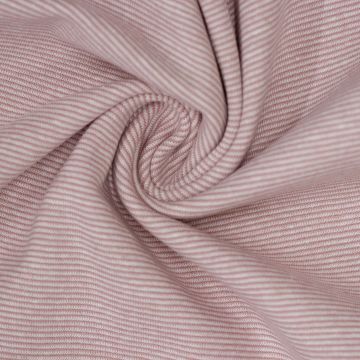 Bündchenstoff Streifen Hellmauve