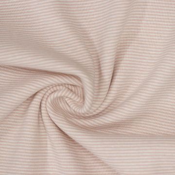 Rippbündchen mit Streifen Aprikose