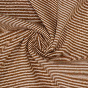 Rippbündchen Streifen Cognac