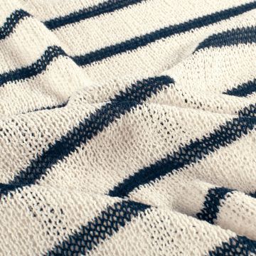 Jacquard-Strickstreifen Marine