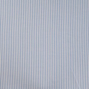 Seersucker Streifen Blau