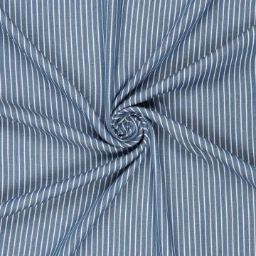 Lyocell 5,3 OZ Denim Streifen mittelblau