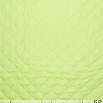 Wattierter Futterstoff limette
