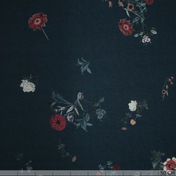 Jacquard Stretch Blumen