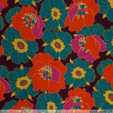 Liberty Ikat Anemone Tana Lawn Baumwolle