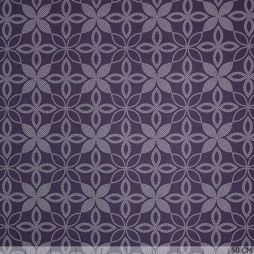 Ring a Roses Punkte Blumenmuster Mauve