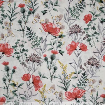 Ring a Roses Flower Field Off-White