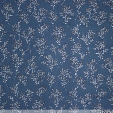 Ring a Roses Frozen Berry Baumwoll-Popeline rauchblau