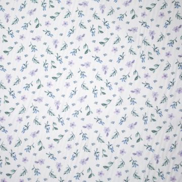 Digi-Baumwollstoff Fleur Lila