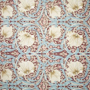 Free Spirit PWWM079.TEALBERRY Morris & Co – SM Pimpernel – Teal Berry