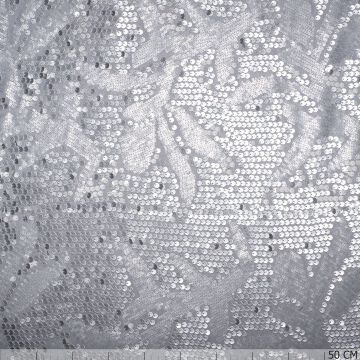 Spitzenstoff Ottwa silber