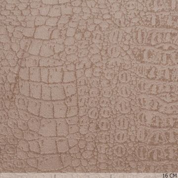 Lederimitat Croco Stretch mokka