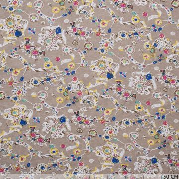 Jersey Juwelen beige