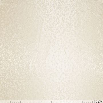 Jacquard-Futterstoff Paisley Off White