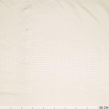 Jacquard-Futterstoff Hahnentritt Off-White