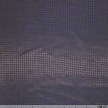 Jacquard-Futterstoff Hahnentritt Royal