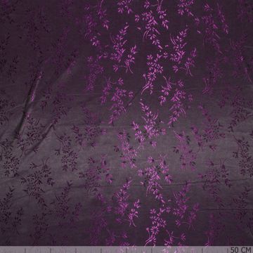 Jacquard-Futter Floral Lila