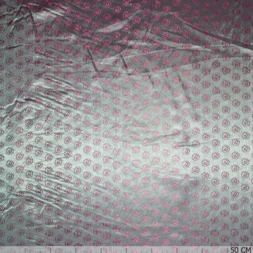 Jacquard-Futterstoff Swirl Rosa
