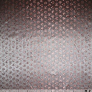 Jacquard-Futterstoff Swirl Braun