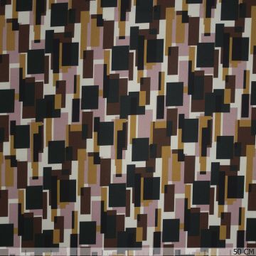 Satin-Stretch Baumwolle Blöcke Kendra