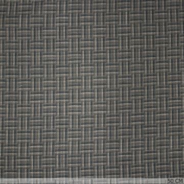 Jacquard Blöcke & Streifen grau