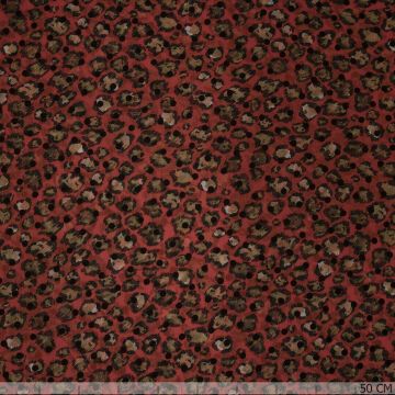 Chiffon Flockdruck Gepard