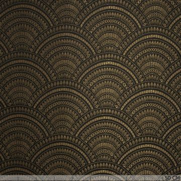 Jacquard schwarz/gold