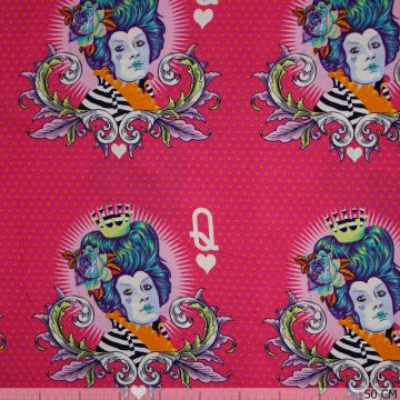 Tula Pink Red Queen Curious Daydream Baumwoll-Popeline