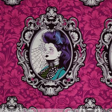 Tula Pink Coven Nightshade Oleander