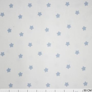 Jersey-Frottee blaue Sternchen