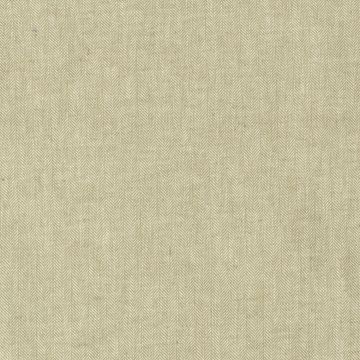 Leinen-Baumwollstoff Fischgrät Khaki