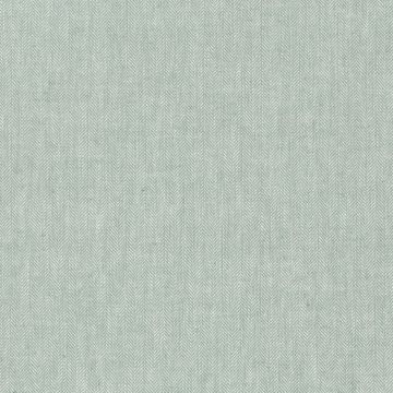 Leinen-Baumwollstoff Fischgrat Mint