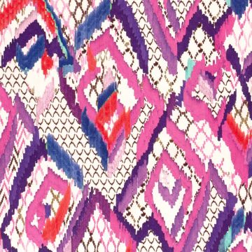 Baumwolljersey Aquarell-Bargello