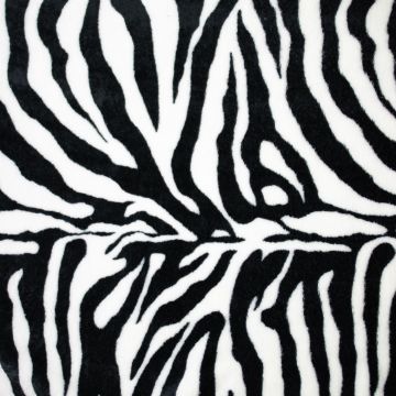 Double Soft Fleece Zebra Groß