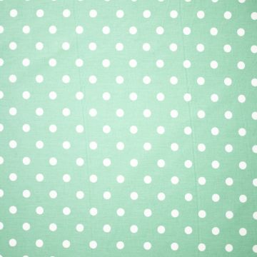 Baumwoll-Popeline Polka-Punkte Grün
