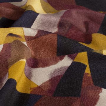 Punta di Roma mit abstraktem Aubergine-Print